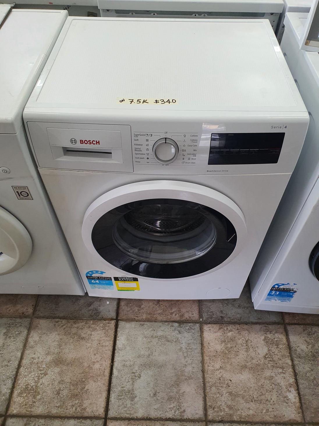 Bosch 7.5kg front loader washing machine Cheap World Online