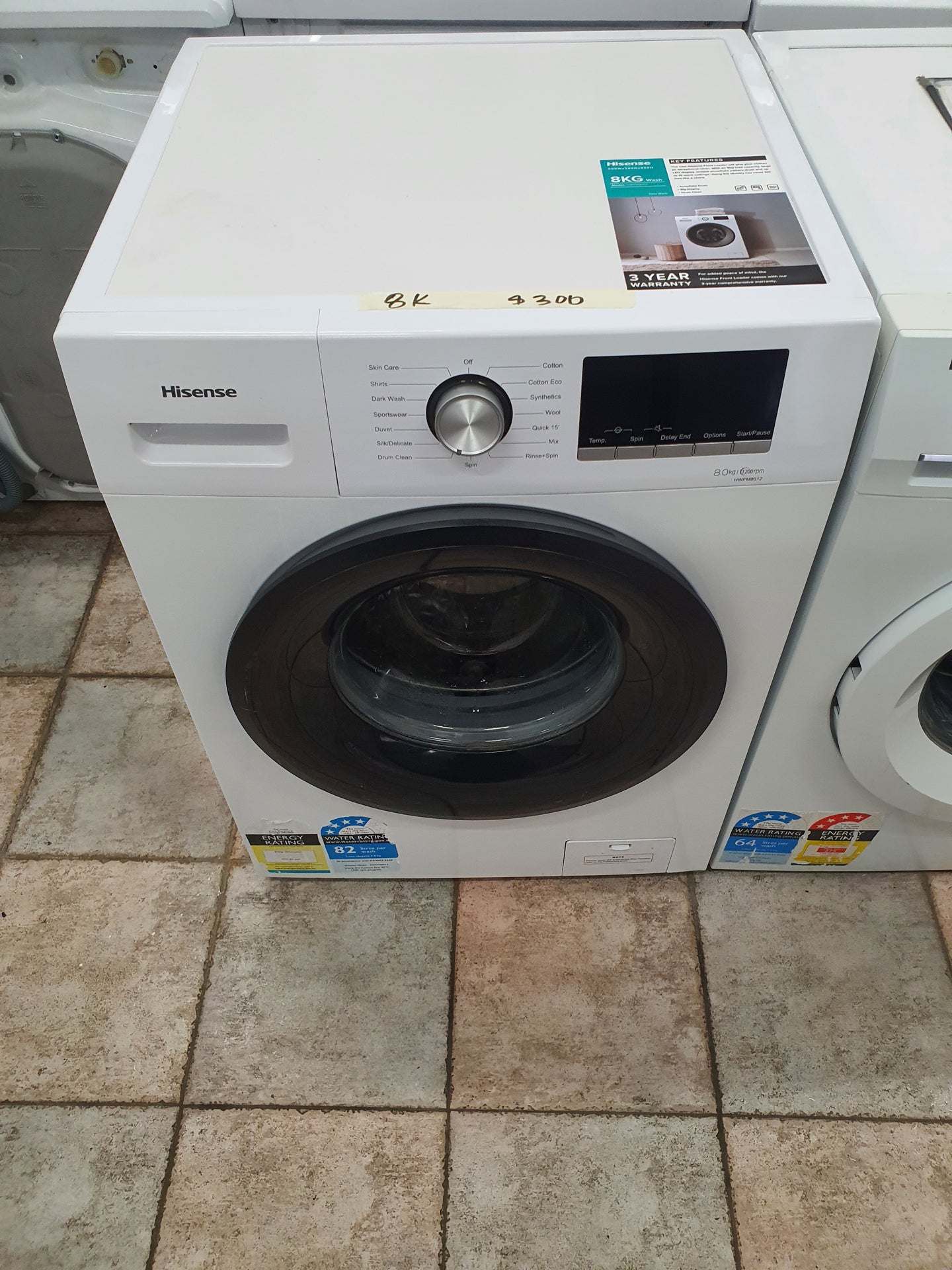 Hisense 8kg front loader washing machine Cheap World Online