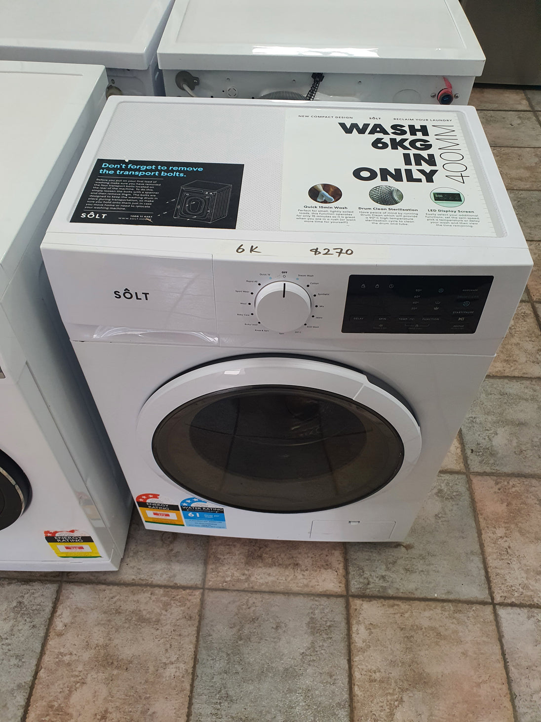 Solt 6 kg front loader washing machine Cheap World Online