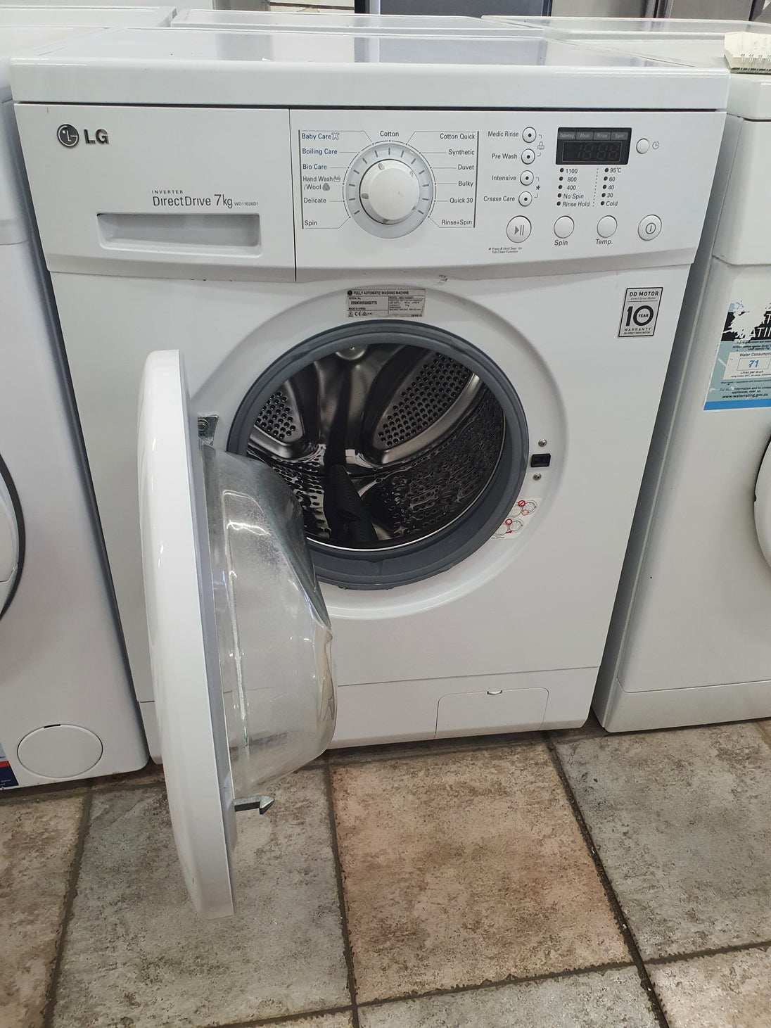 Lg 7kg front loader washing machine Cheap World Online