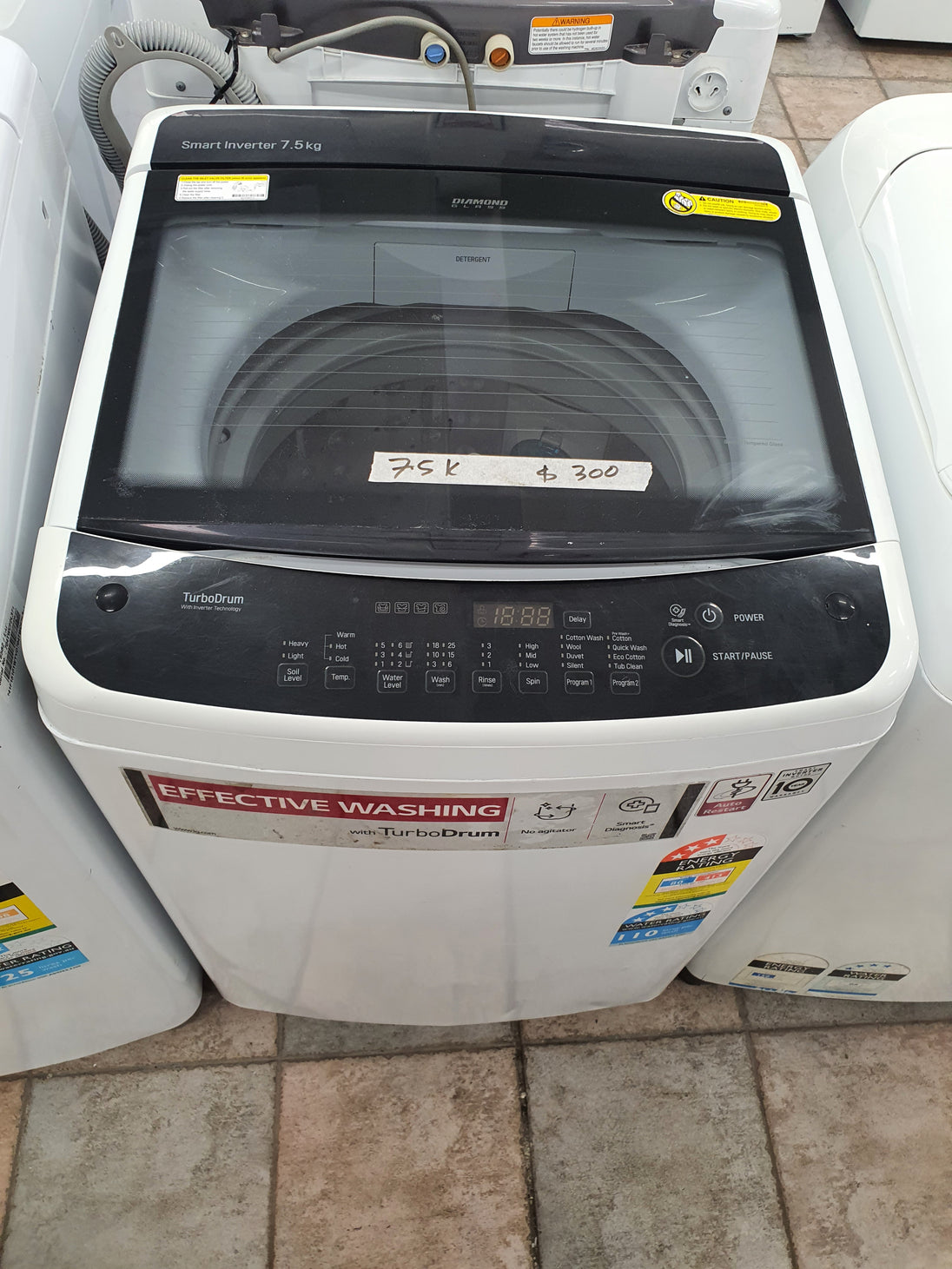 LG 7.5kg toploader washing machine Cheap World Online