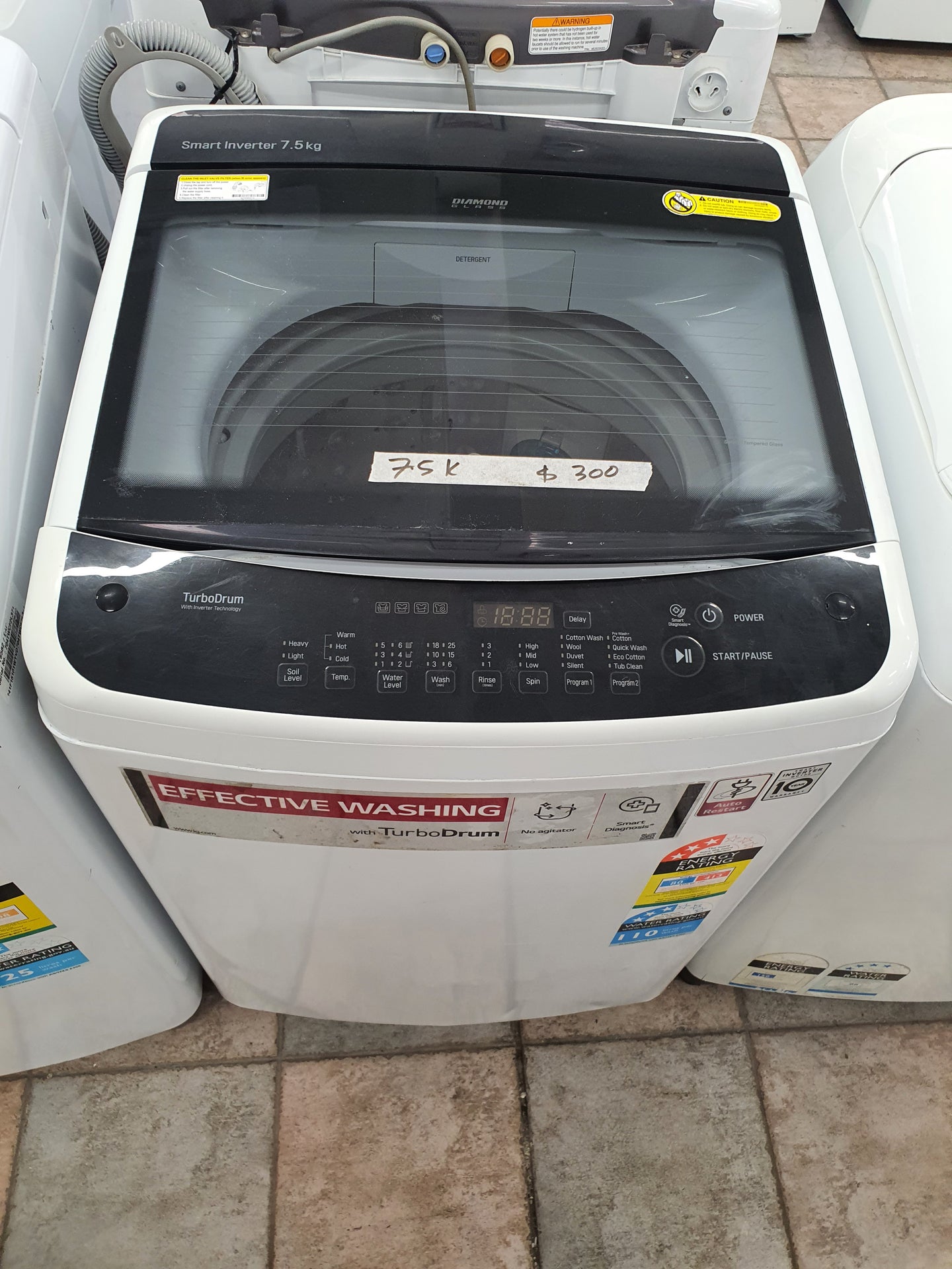 LG 7.5kg toploader washing machine Cheap World Online