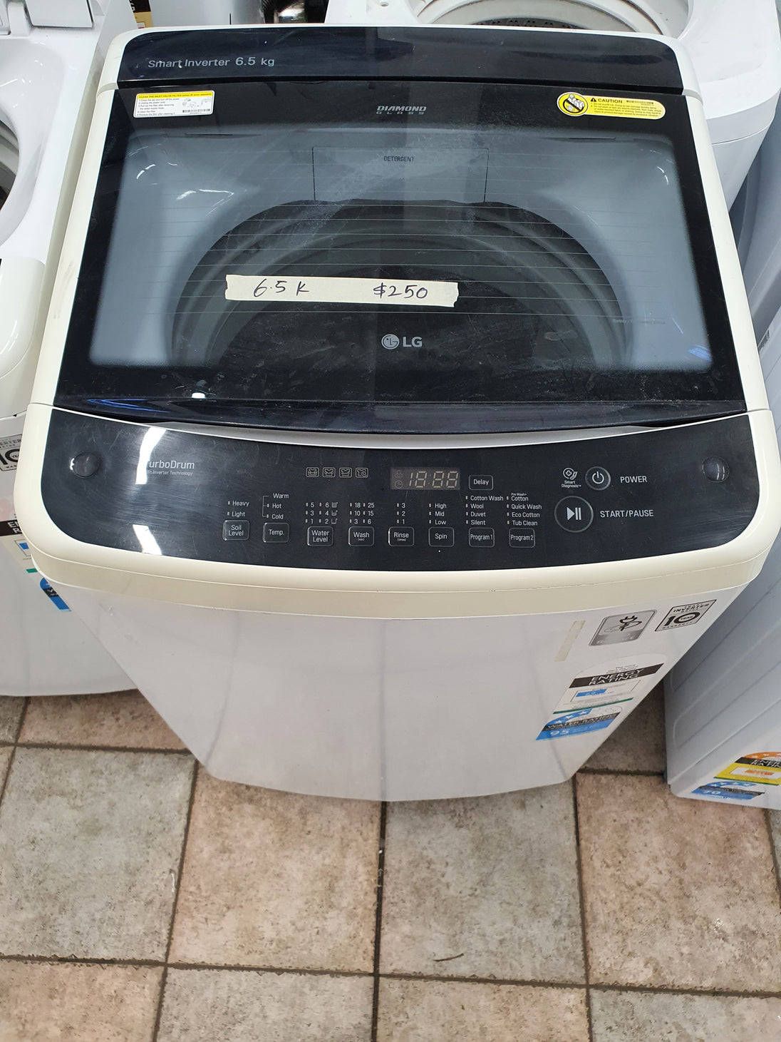 Lg 6.5kg top loader washing machine Cheap World Online