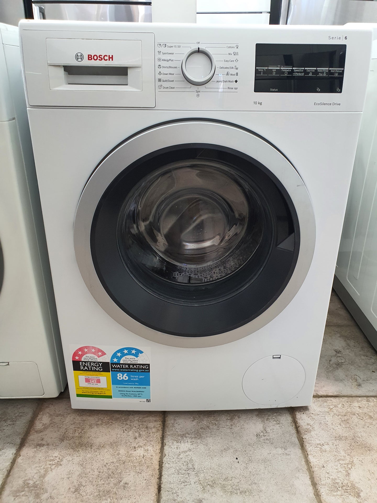 Bosch 10 kg front loader washing machine Cheap World Online