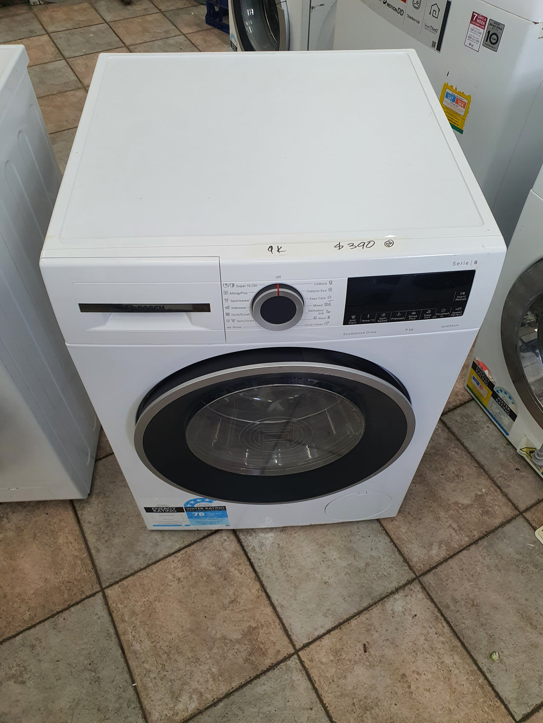 Bosch 9kg front loader washing machine Cheap World Online