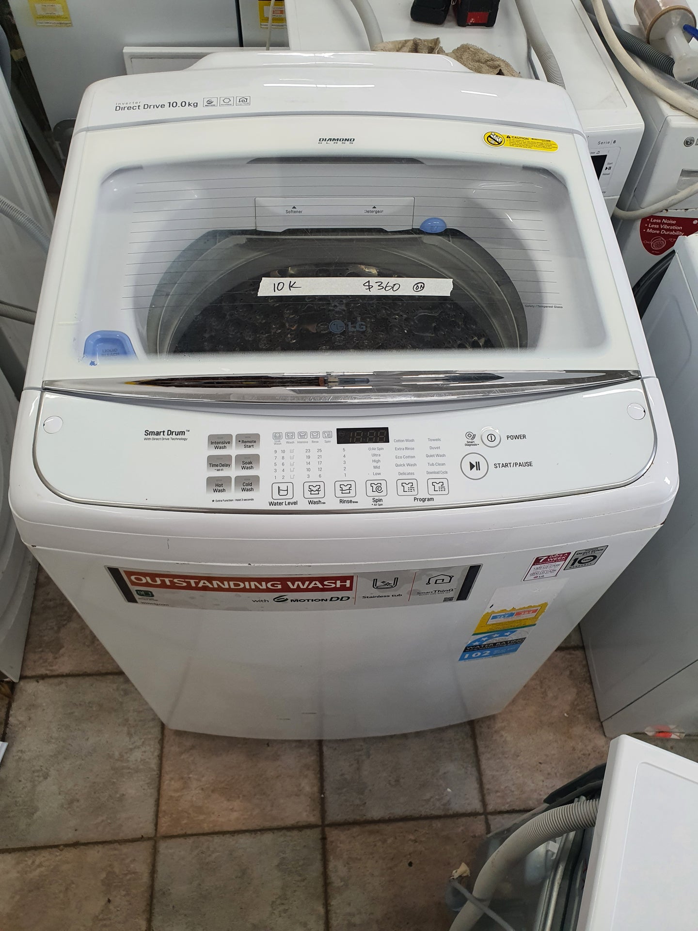 LG 10kg top loader washing machine Cheap World Online