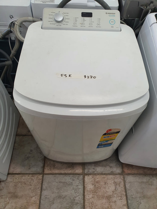 Simpson 5.5k Top loader washing machine Cheap World Online