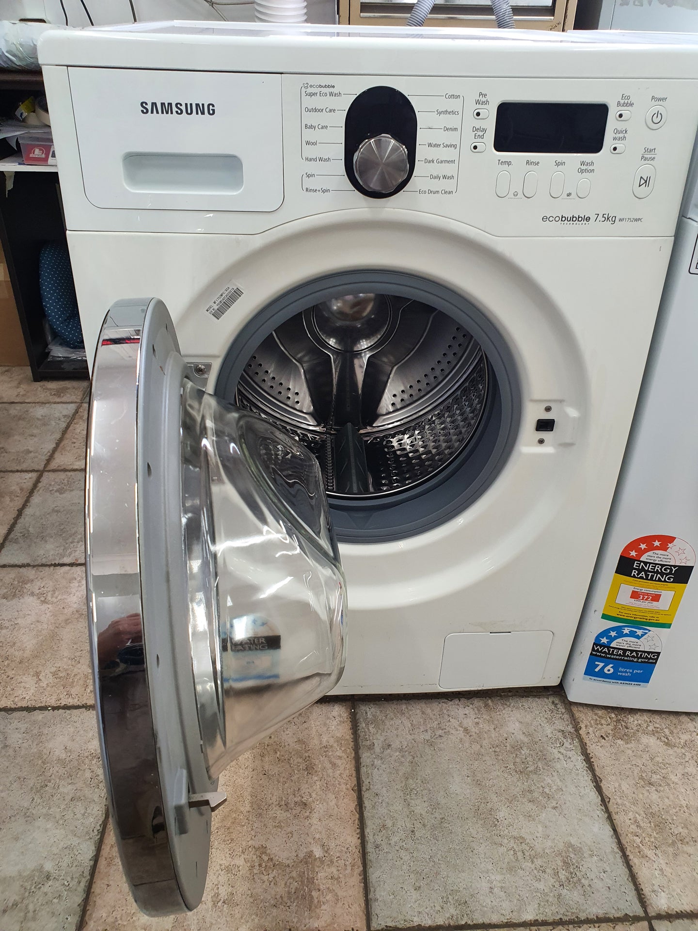 Samsung 7.5k front loader washing machine Cheap World Online