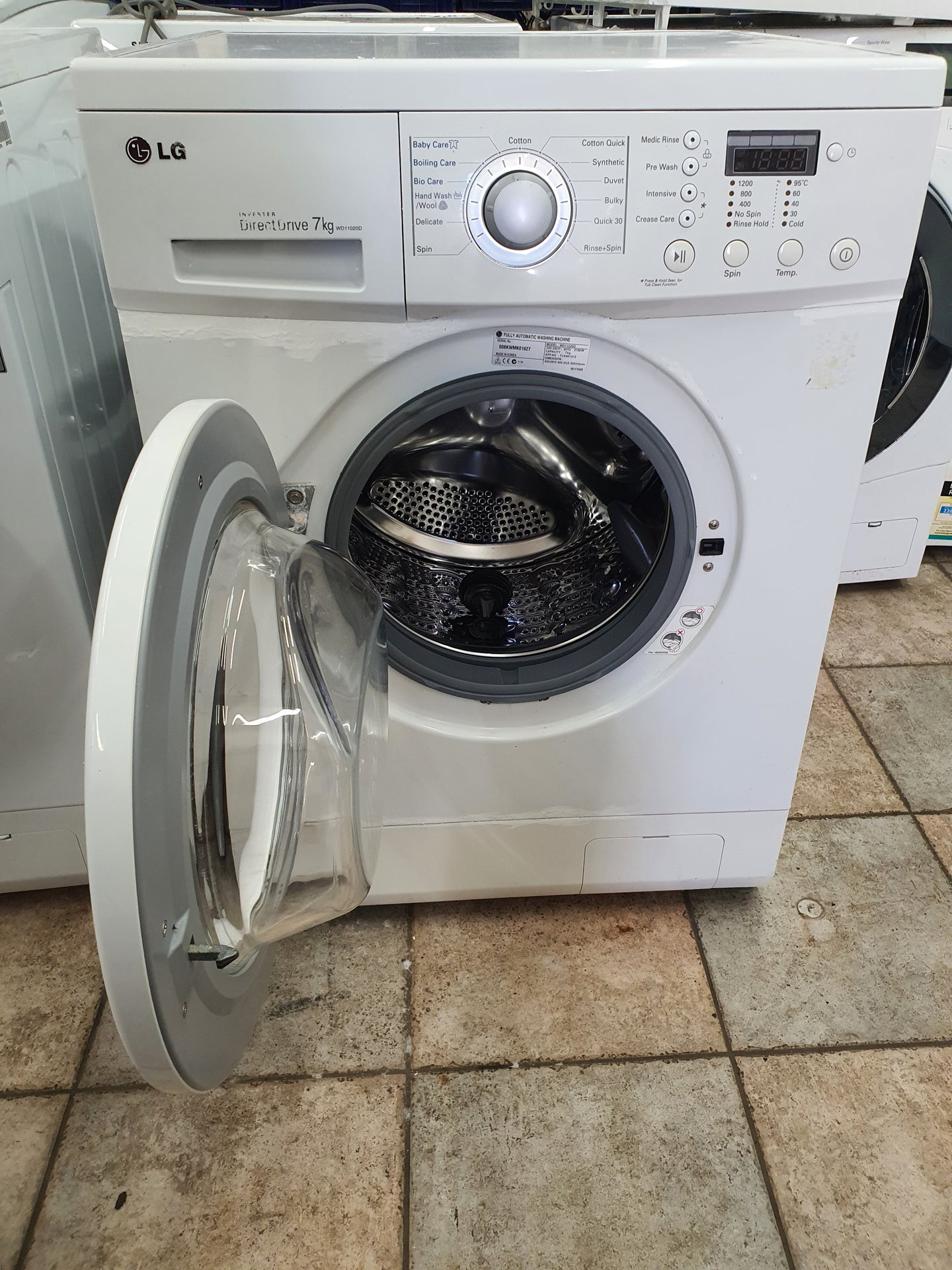 Lg 7kg front loader washing machine Cheap World Online