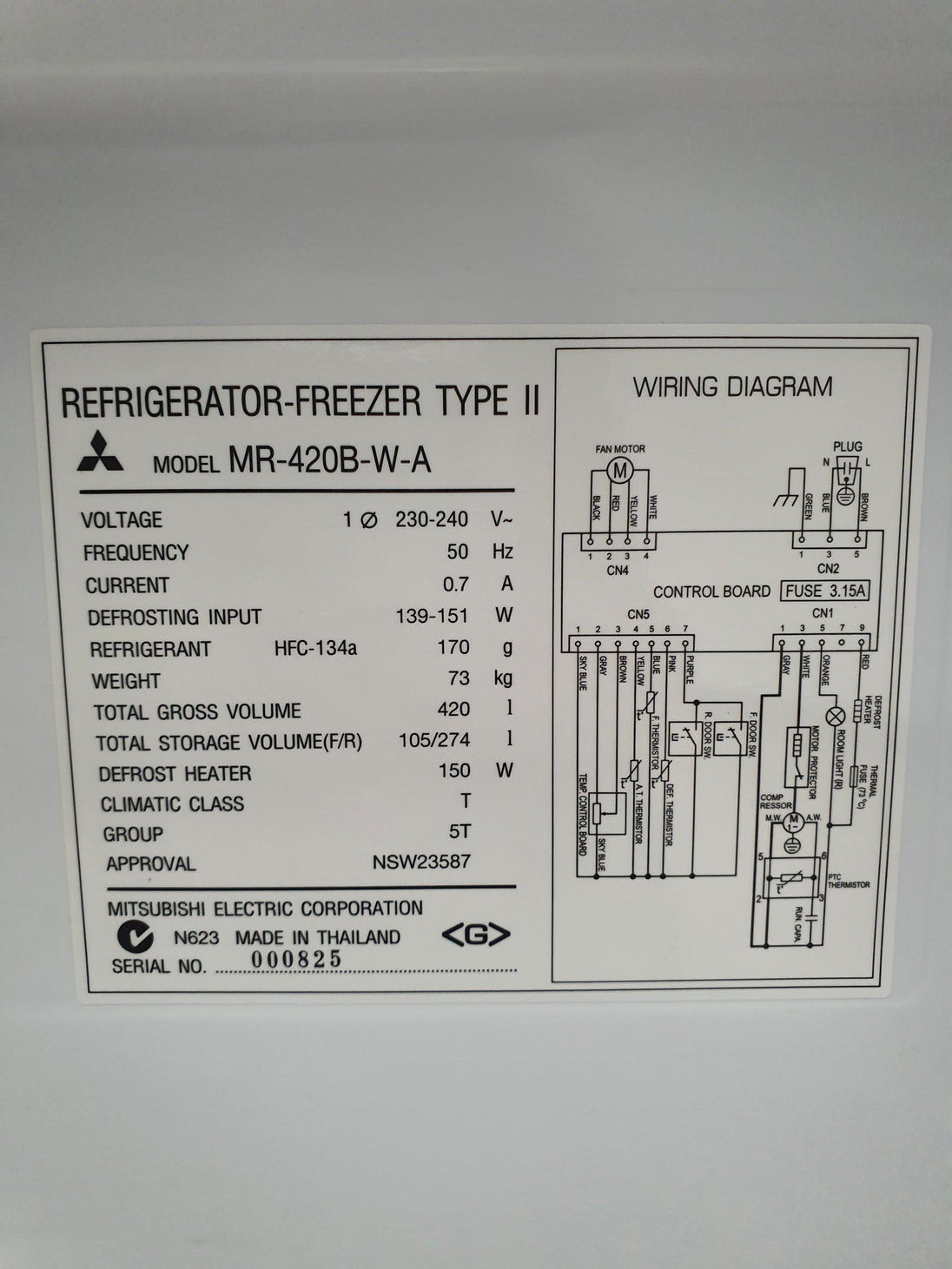 Mitsubishi 420L Refrigerator Cheap World Online