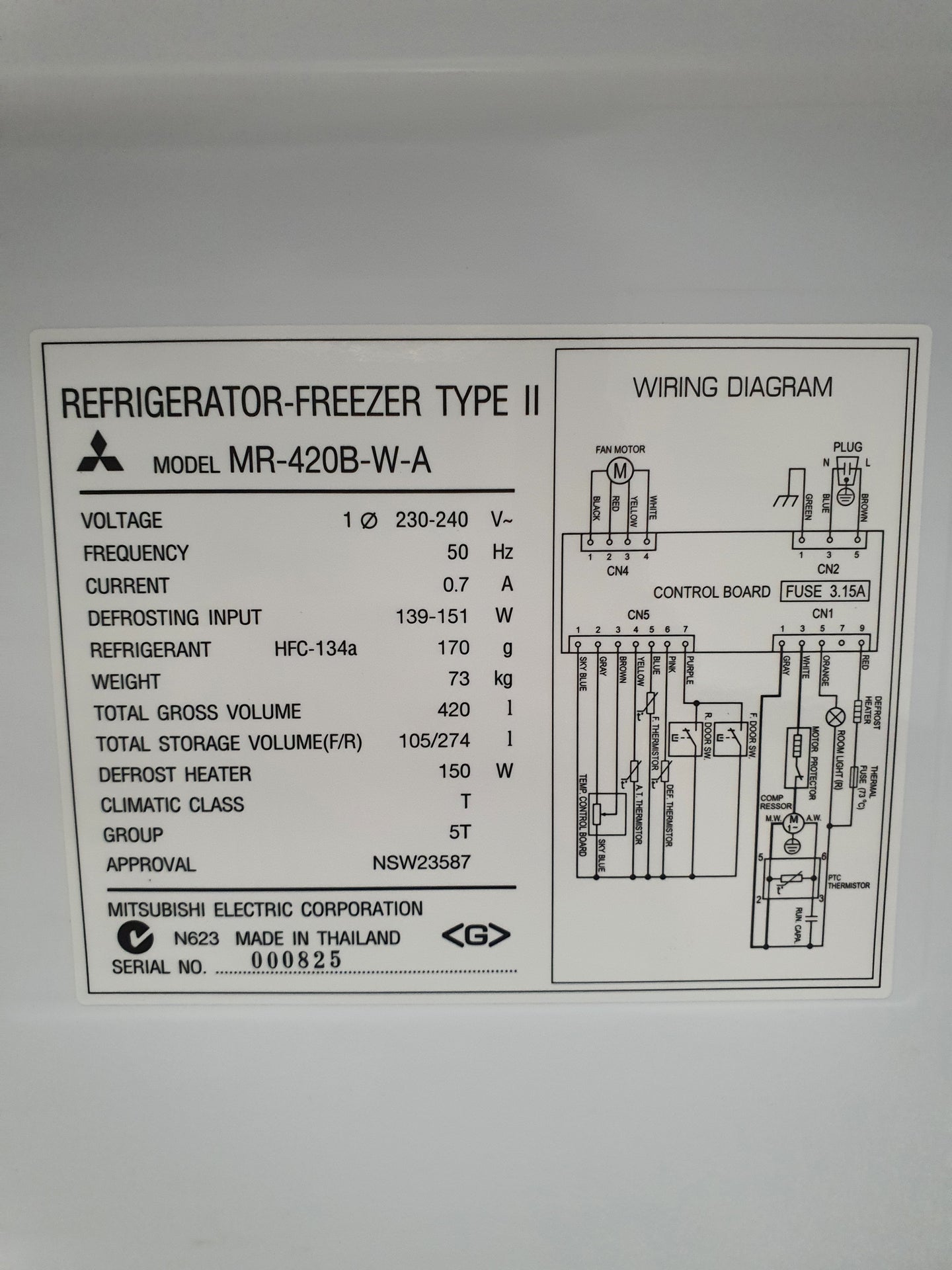 Mitsubishi 420L Refrigerator Cheap World Online
