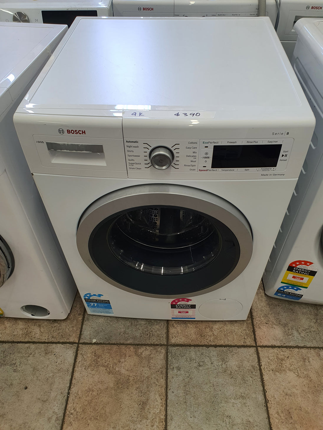 Bosch 9kg front loader washing machine Cheap World Online