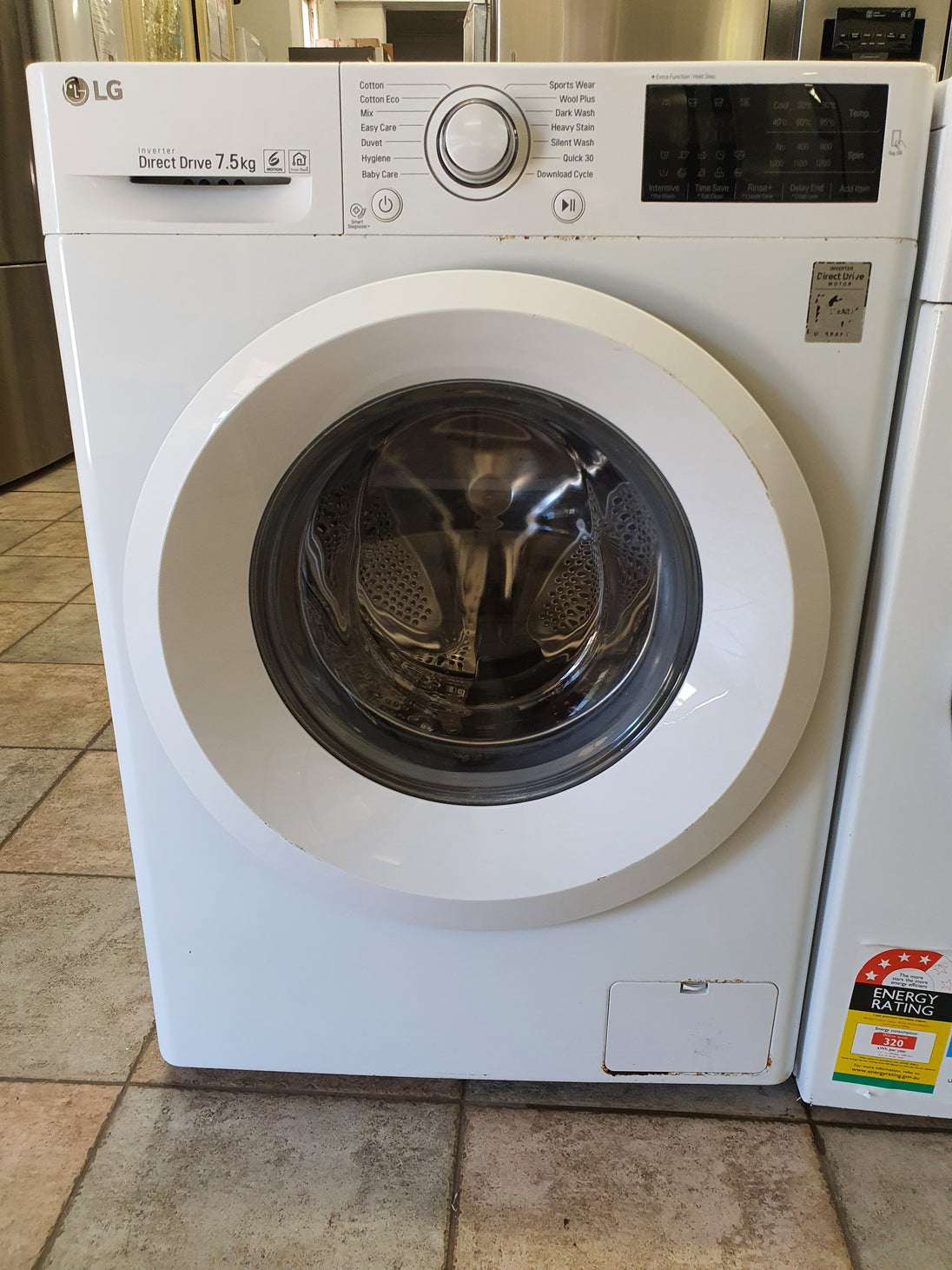 LG 7.5kg front loader washing machine Cheap World Online