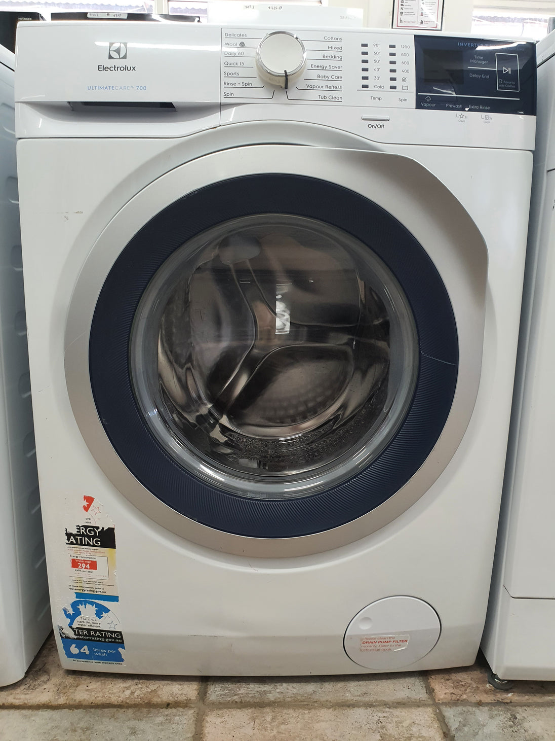 Electrolux 7.5kg front loader washing machine Cheap World Online