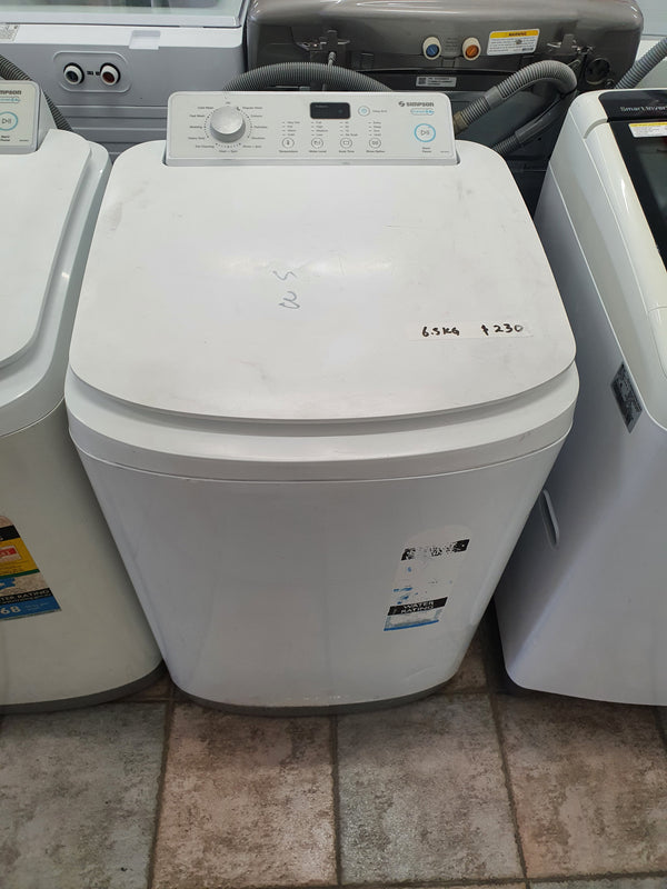 Simpson 6.5k Top loader washing machine Cheap World Online