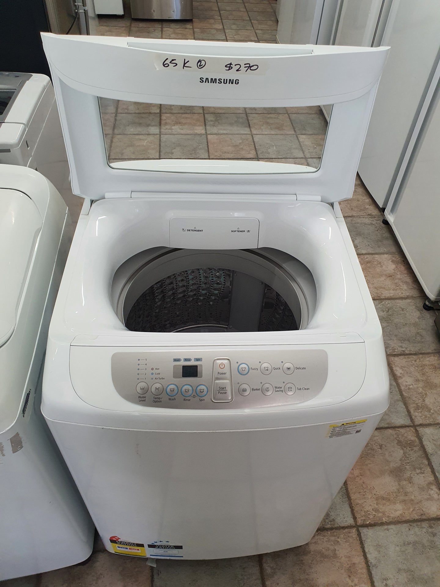 Samsung 6.5k Top loader washing machine Cheap World Online