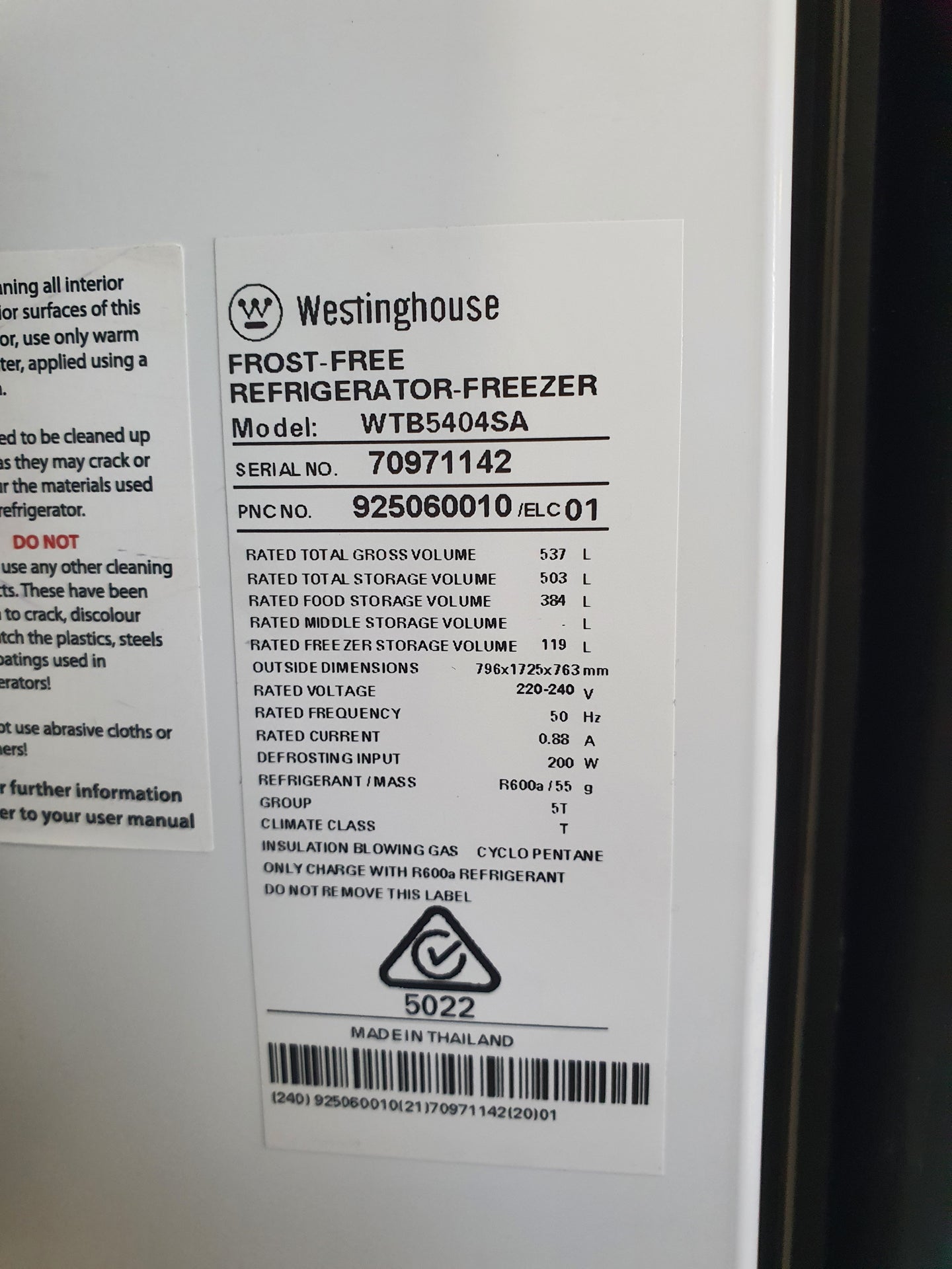 Westinghouse 537L Refrigerator Cheap World Online