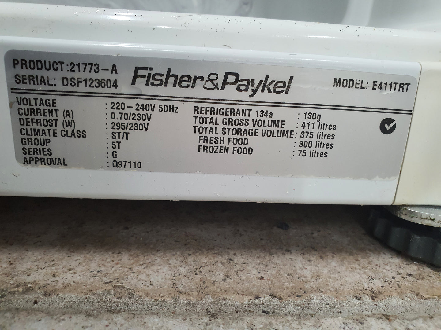 Fisher&Paykel 411 L Refrigerator Cheap World Online