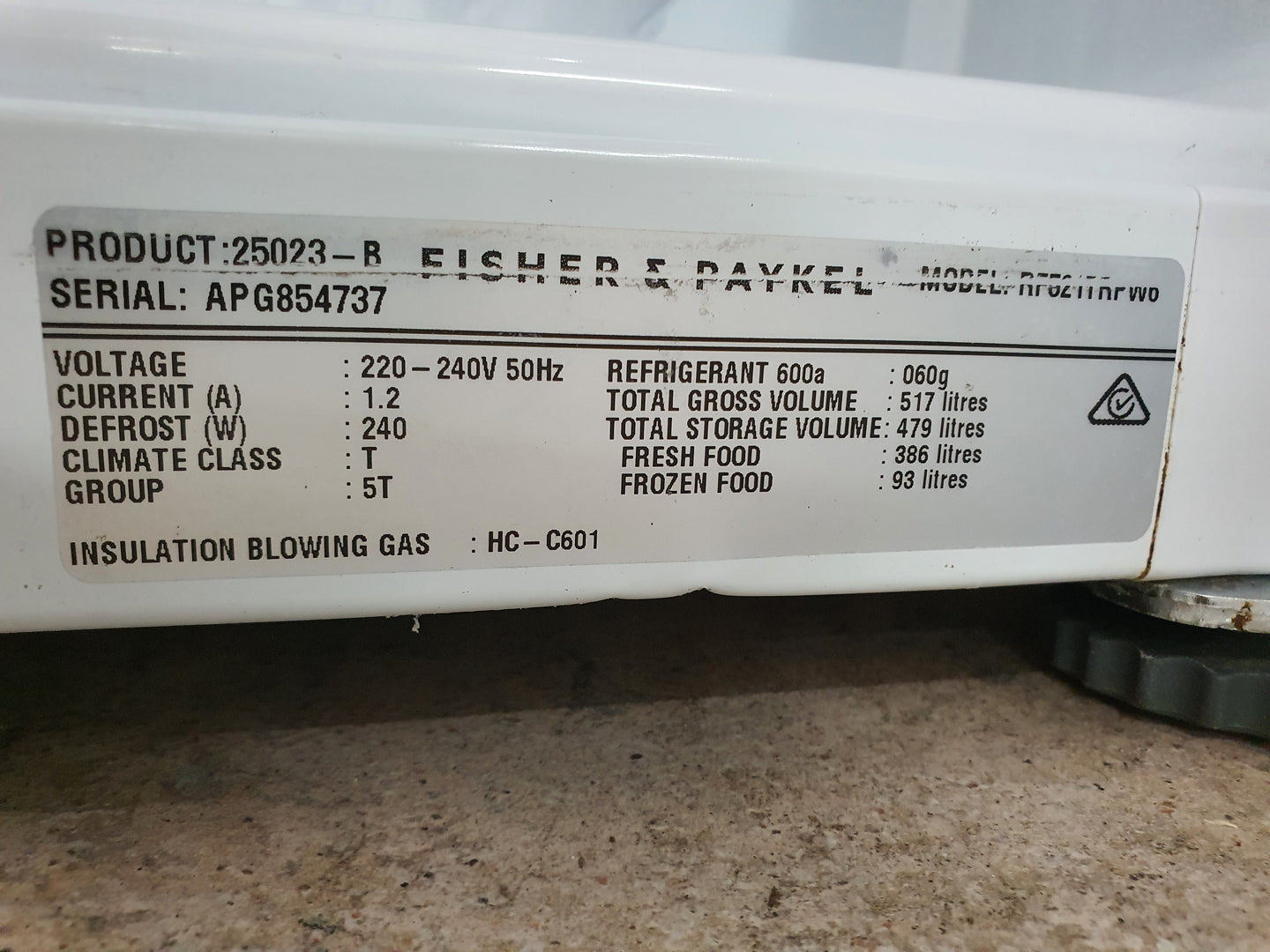 Fisher&Paykel 517L Refrigerator Cheap World Online