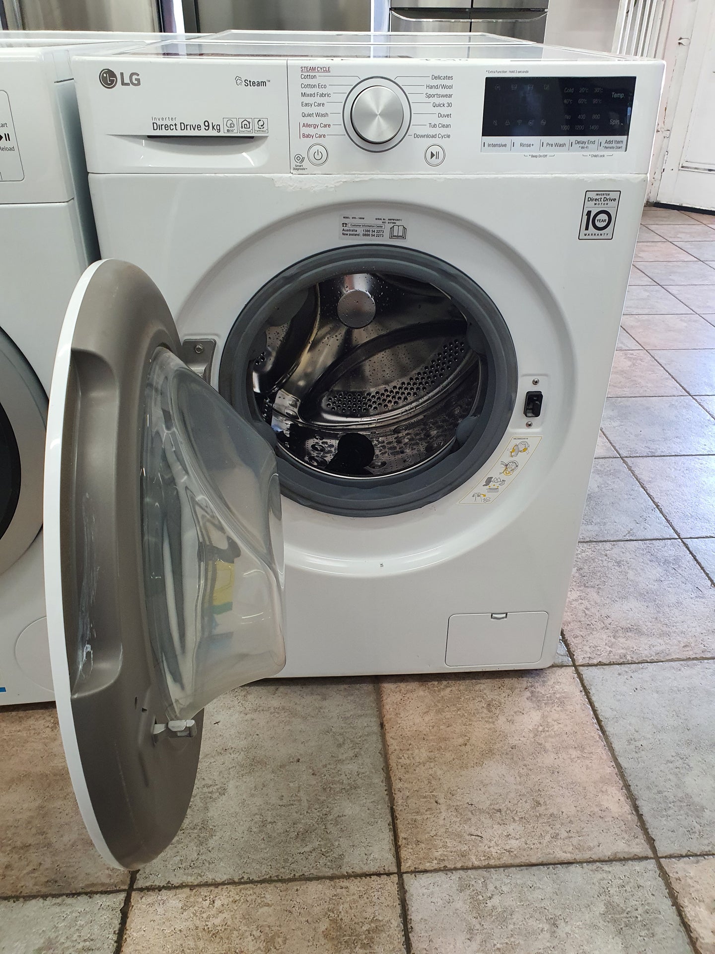 Lg 9kg front loader washing machine Cheap World Online