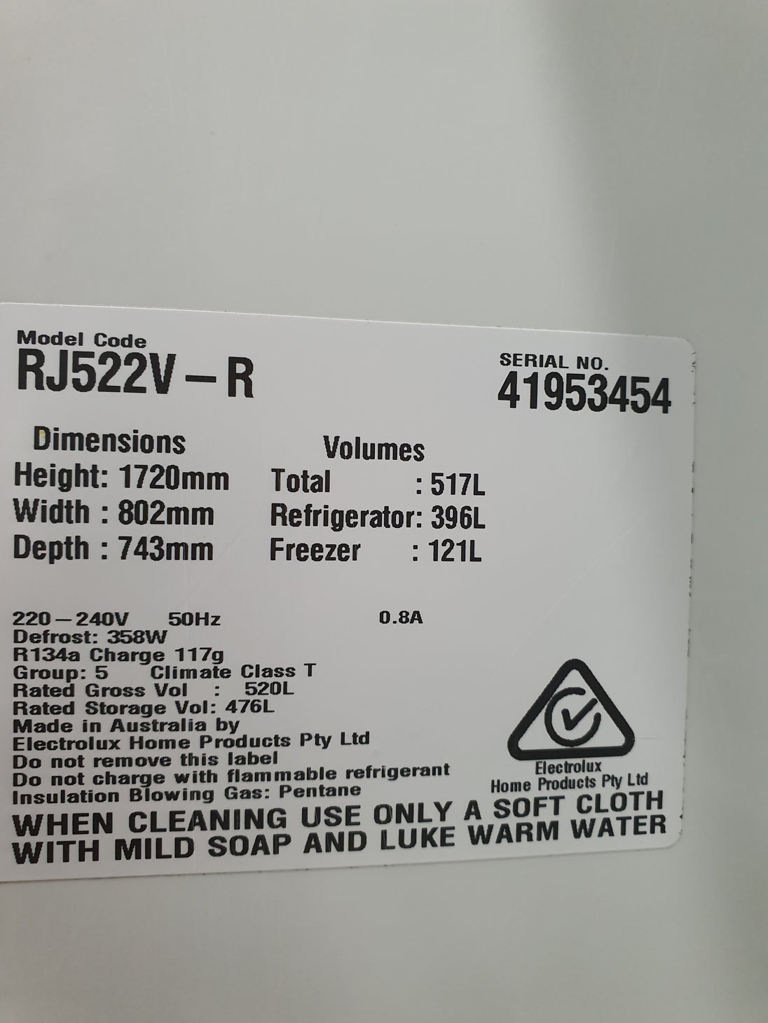Westinghouse 517L refrigerator Cheap World Online