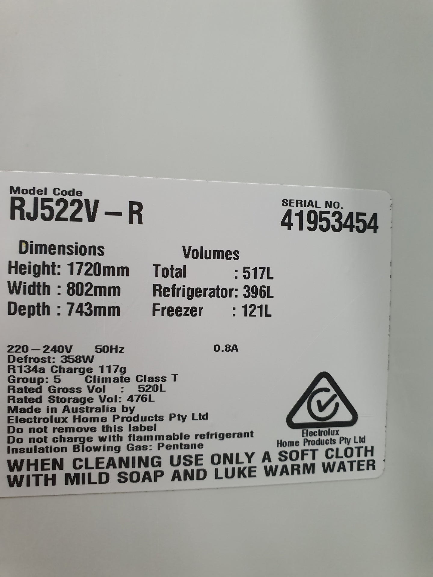 Westinghouse 517L refrigerator Cheap World Online