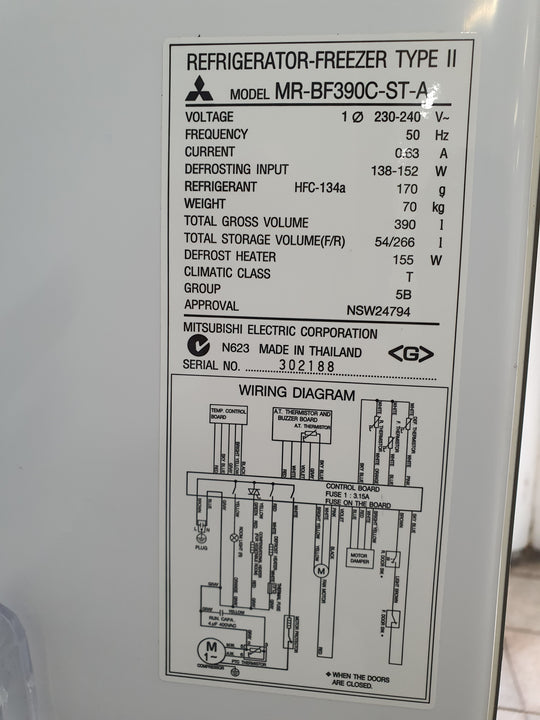 Mitsubishi 390L Refrigerator Cheap World Online