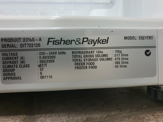 Fisher&Paykel 517L Refrigerator Cheap World Online