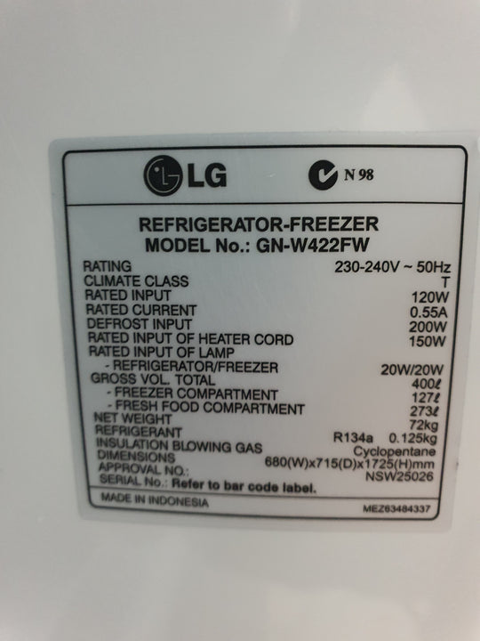Lg 400L Refrigerator Cheap World Online