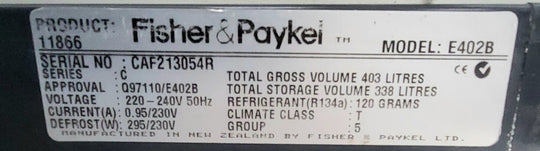 Fisher&Paykel 403L Refrigerator Cheap World Online