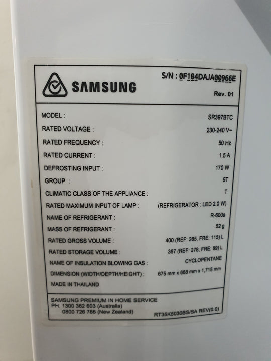 Samsung 400L Refrigerator Cheap World Online