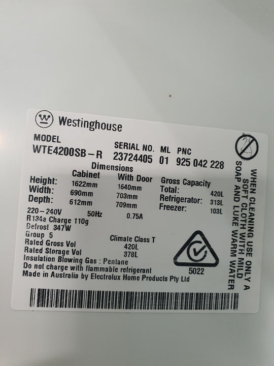 Westinghouse 420 L Refrigerator Cheap World Online