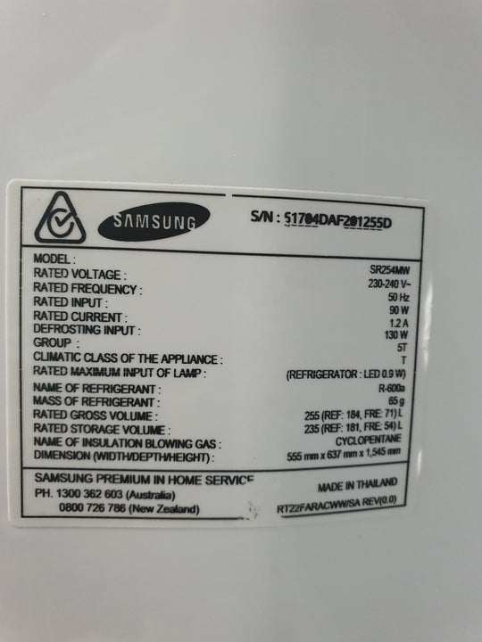 Samsung 255L Refrigerator Cheap World Online