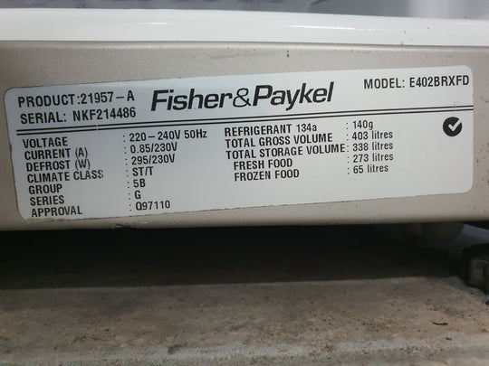 Fisher&Paykel 403L Refrigerator Cheap World Online