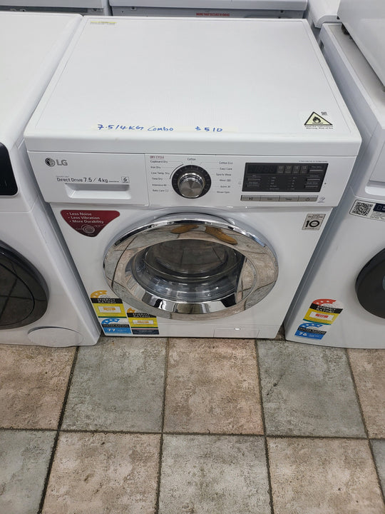 Lg 7.5/4 kg combo washer and dryer machine Cheap World Online