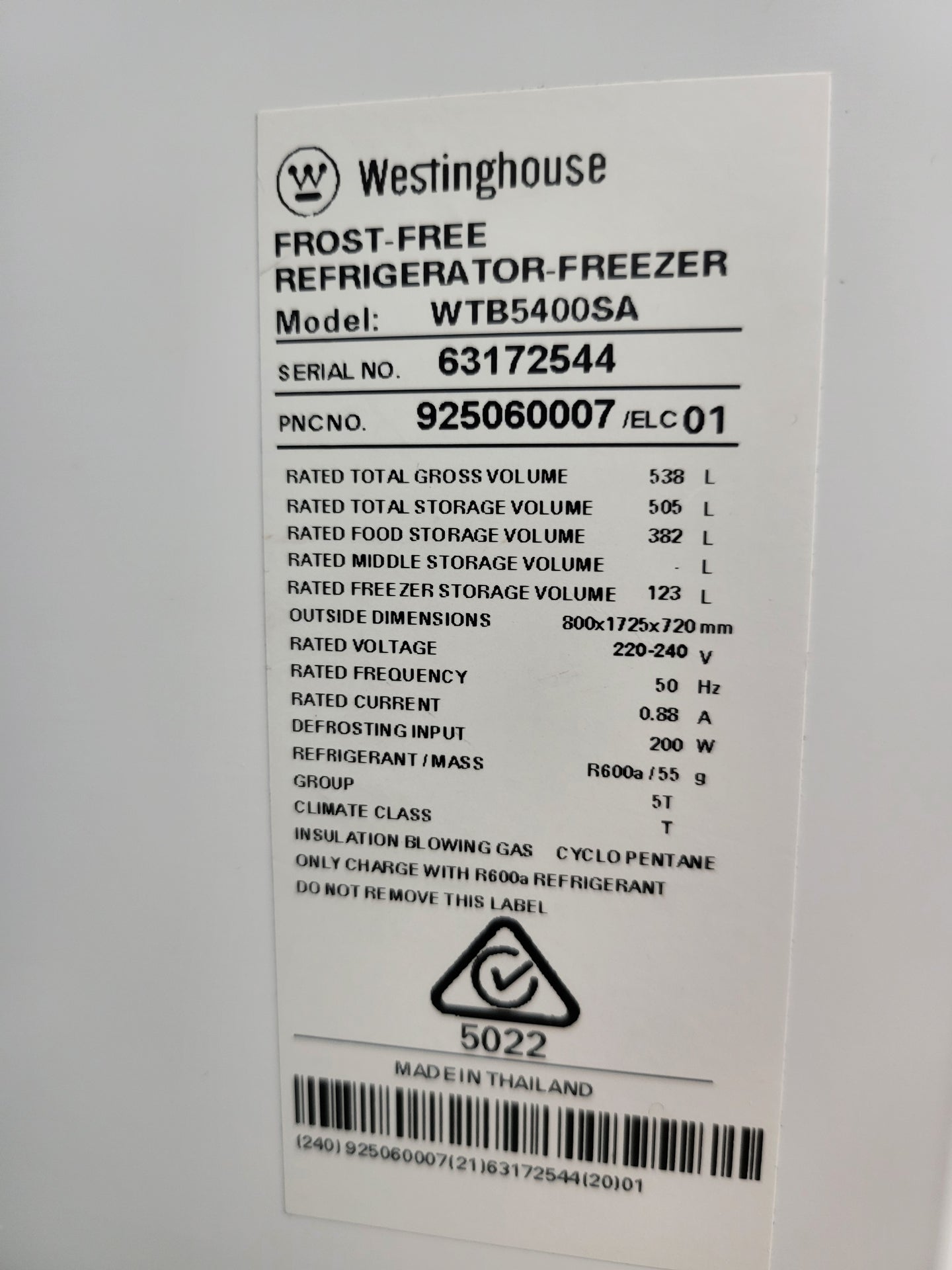 Westinghouse 538L Refrigerator Cheap World Online