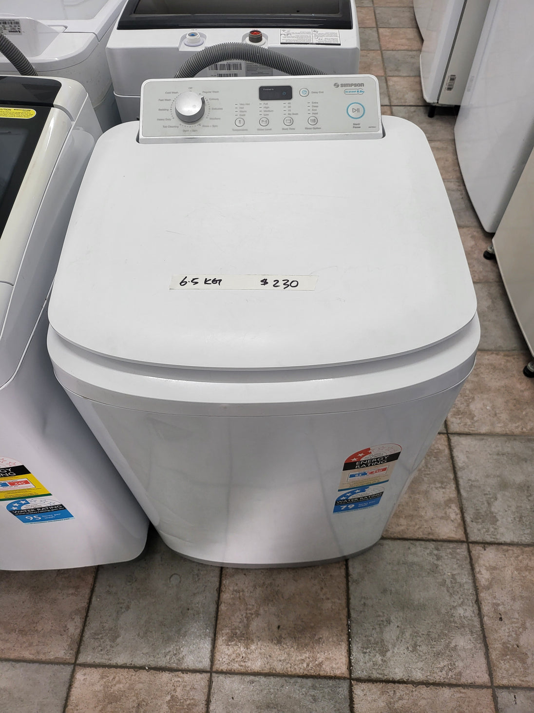 Simpson 6.5kg toploader washing machine Cheap World Online