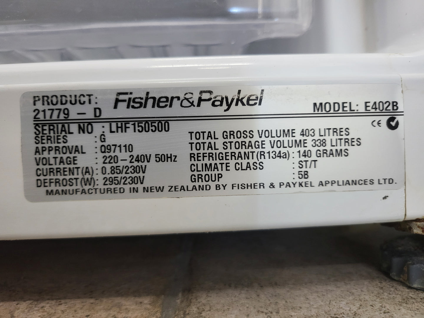 Fisher&Paykel 403L Refrigerator Cheap World Online