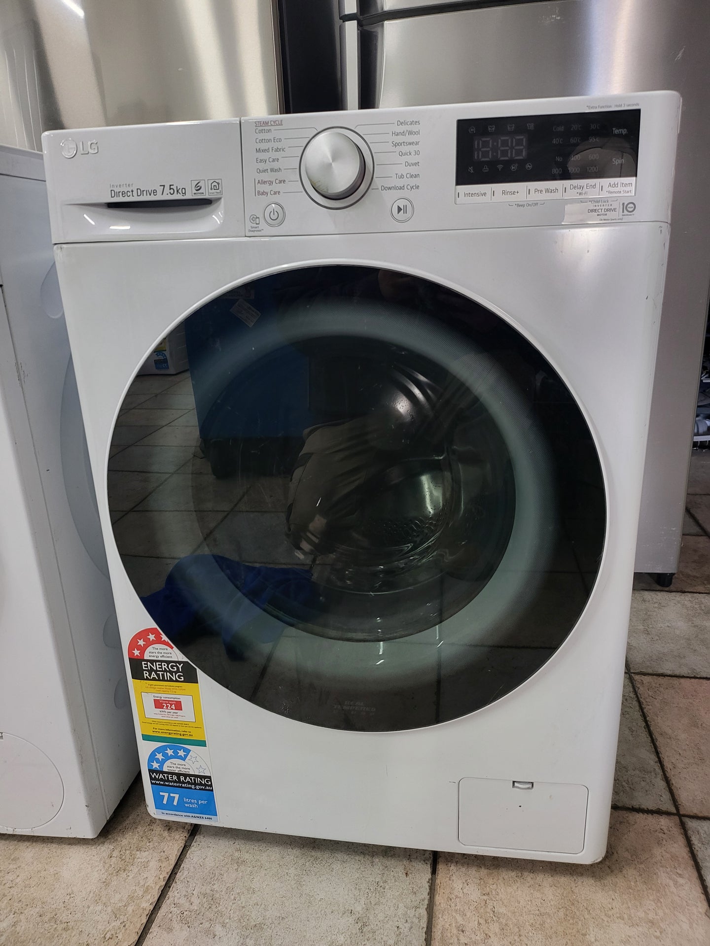 Lg 7.5 kg front loader washing machine Cheap World Online