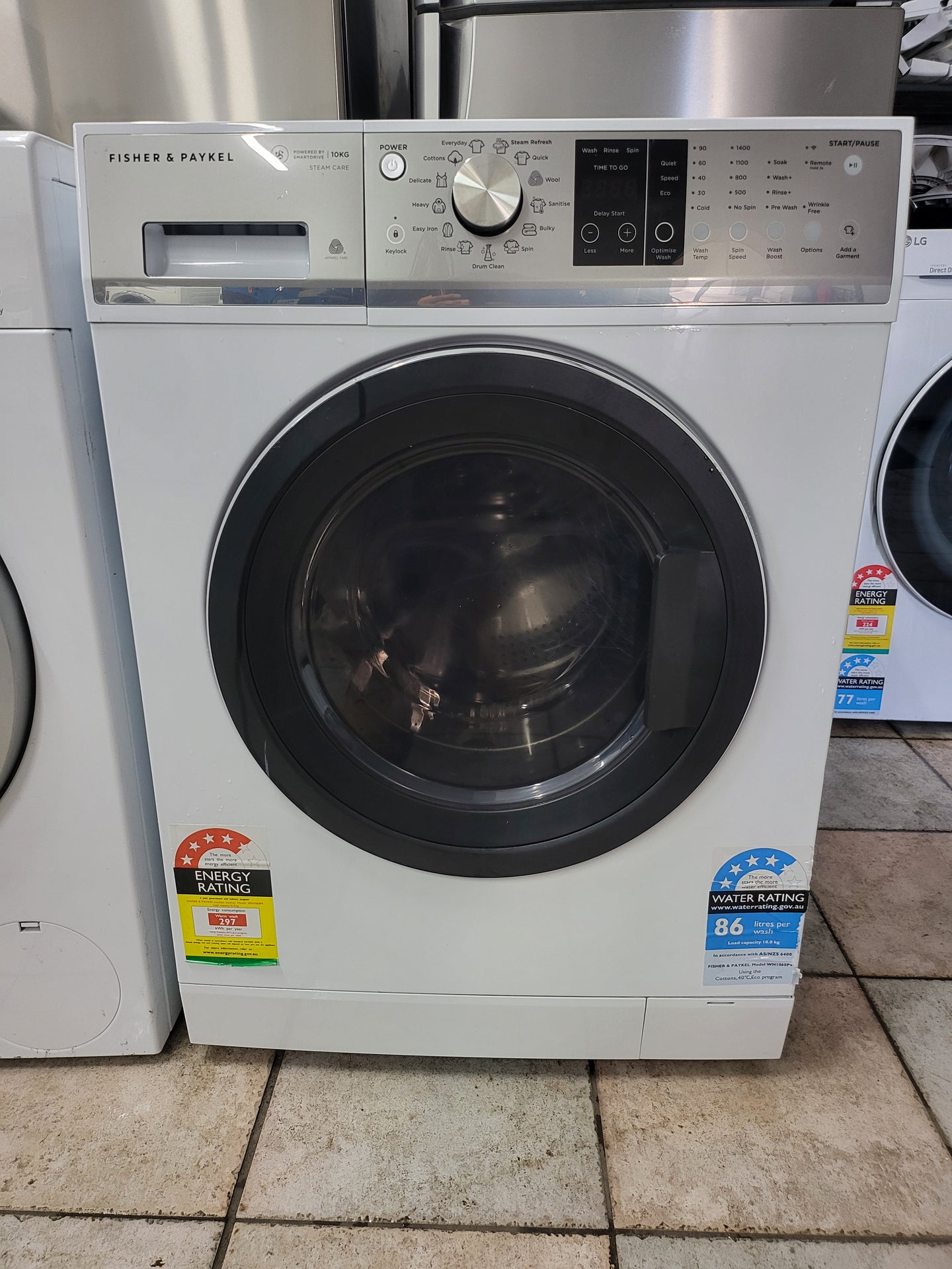 Fisher&Paykel 10kg front loader washing machine Cheap World Online