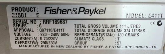 Fisher&Paykel 411L Refrigerator Cheap World Online