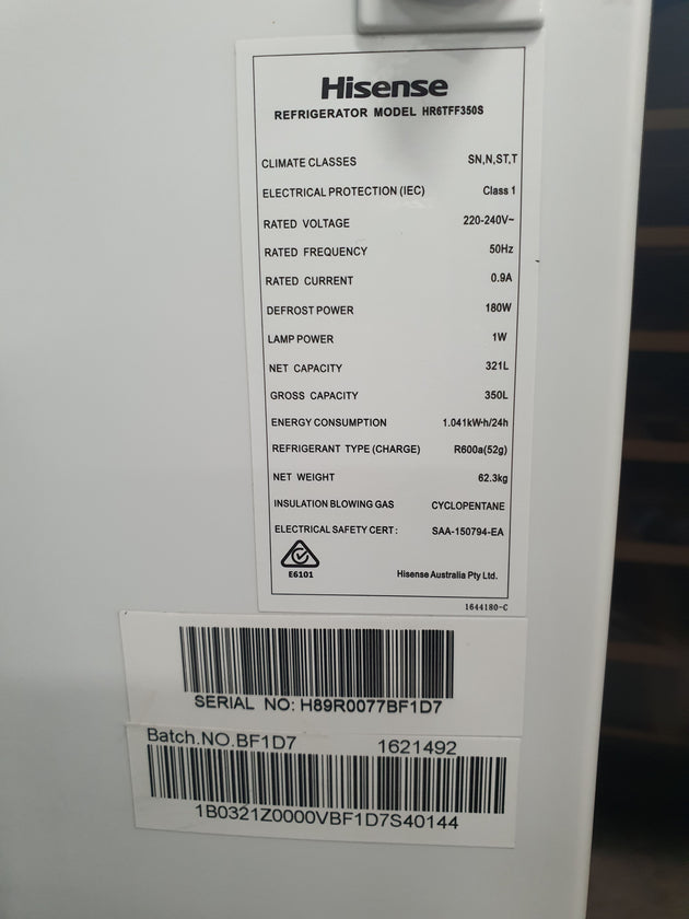 Hisense 350L Refrigerator Cheap World Online