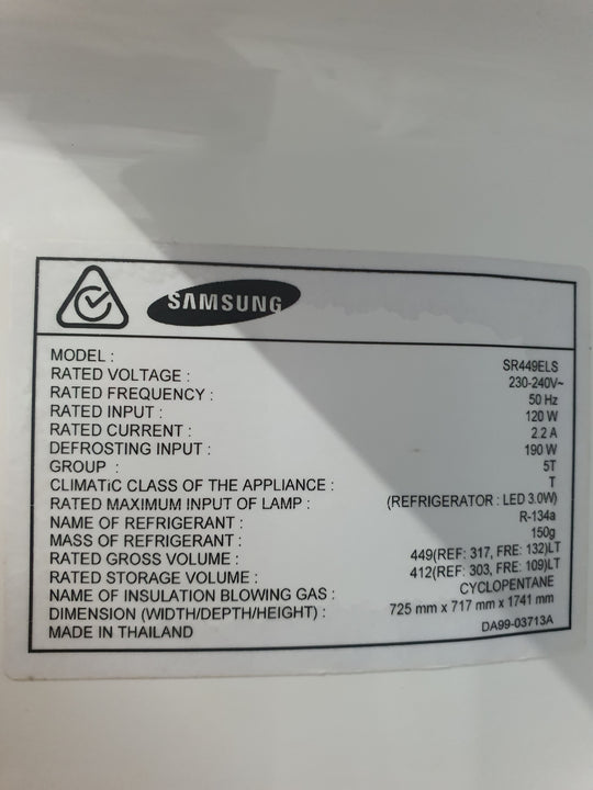 Samsung 449L Refrigerator Cheap World Online