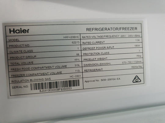 Haier 431L Refrigerator with water dispenser Cheap World Online