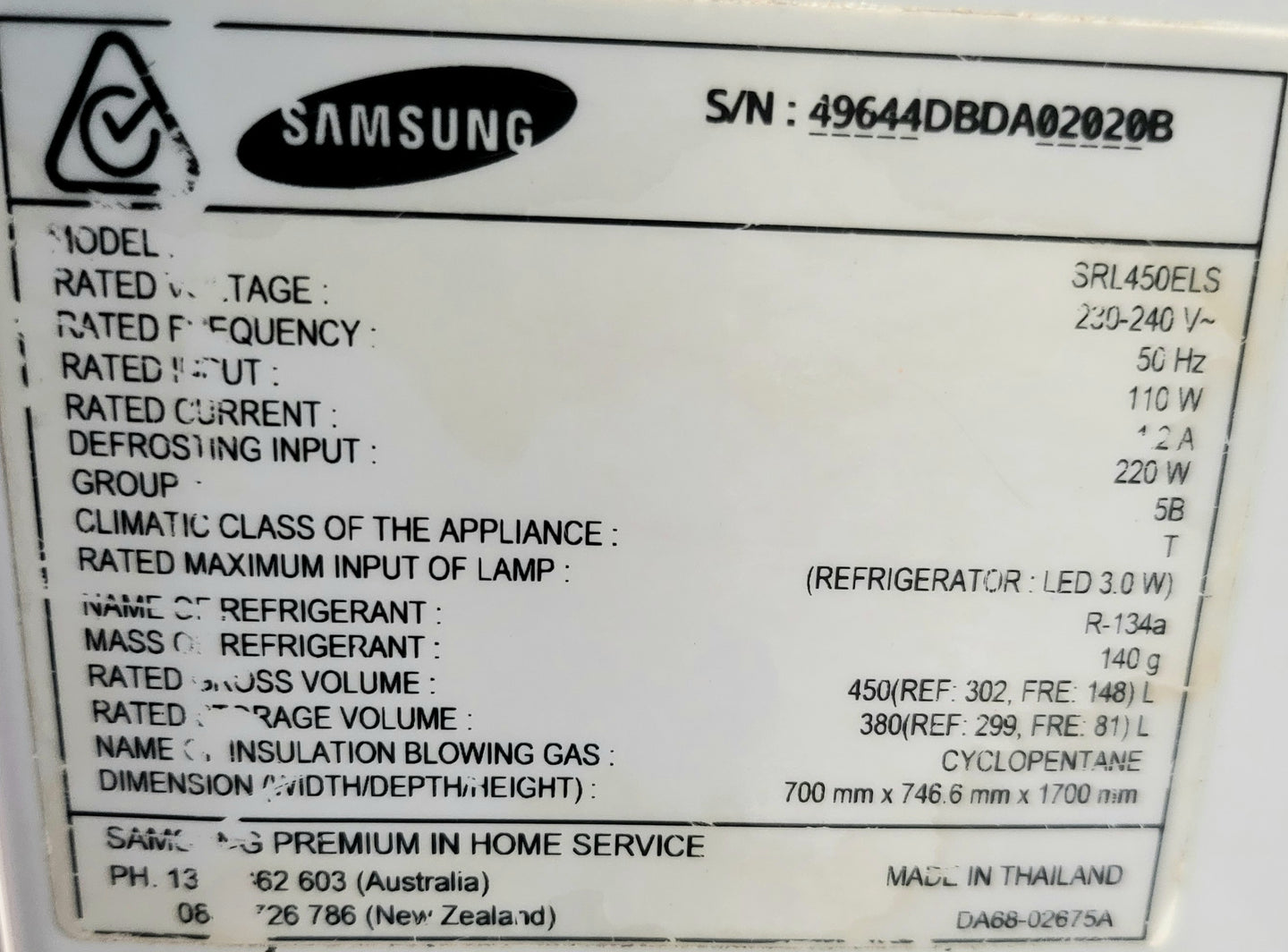 Samsung 450L Refrigerator Cheap World Online