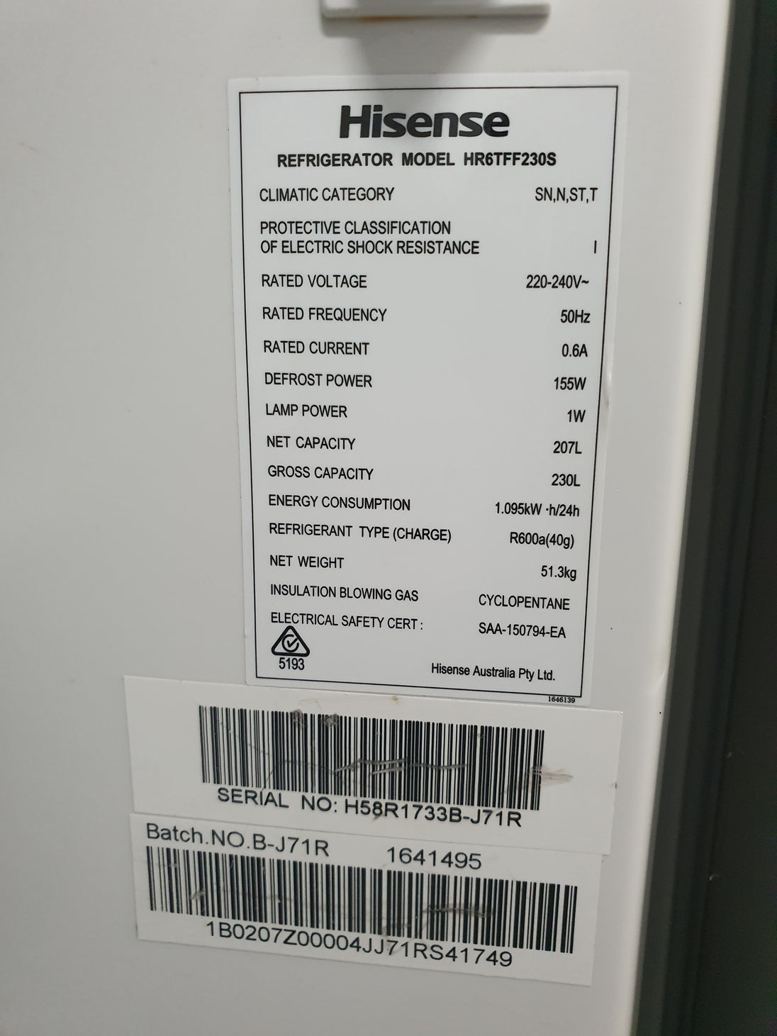 Hisense 230L Refrigerator Cheap World Online