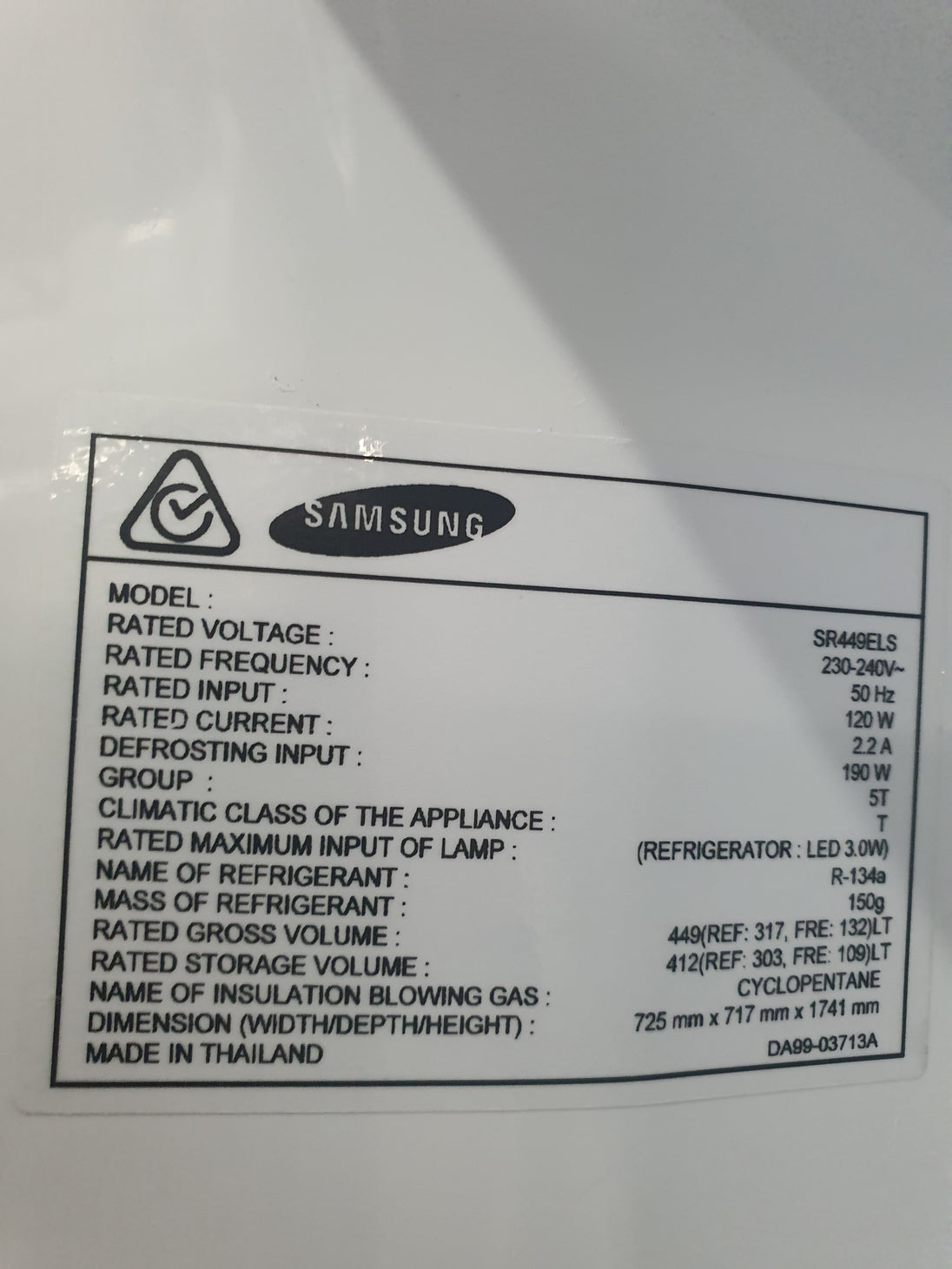 Samsung 449 L Refrigerator Cheap World Online