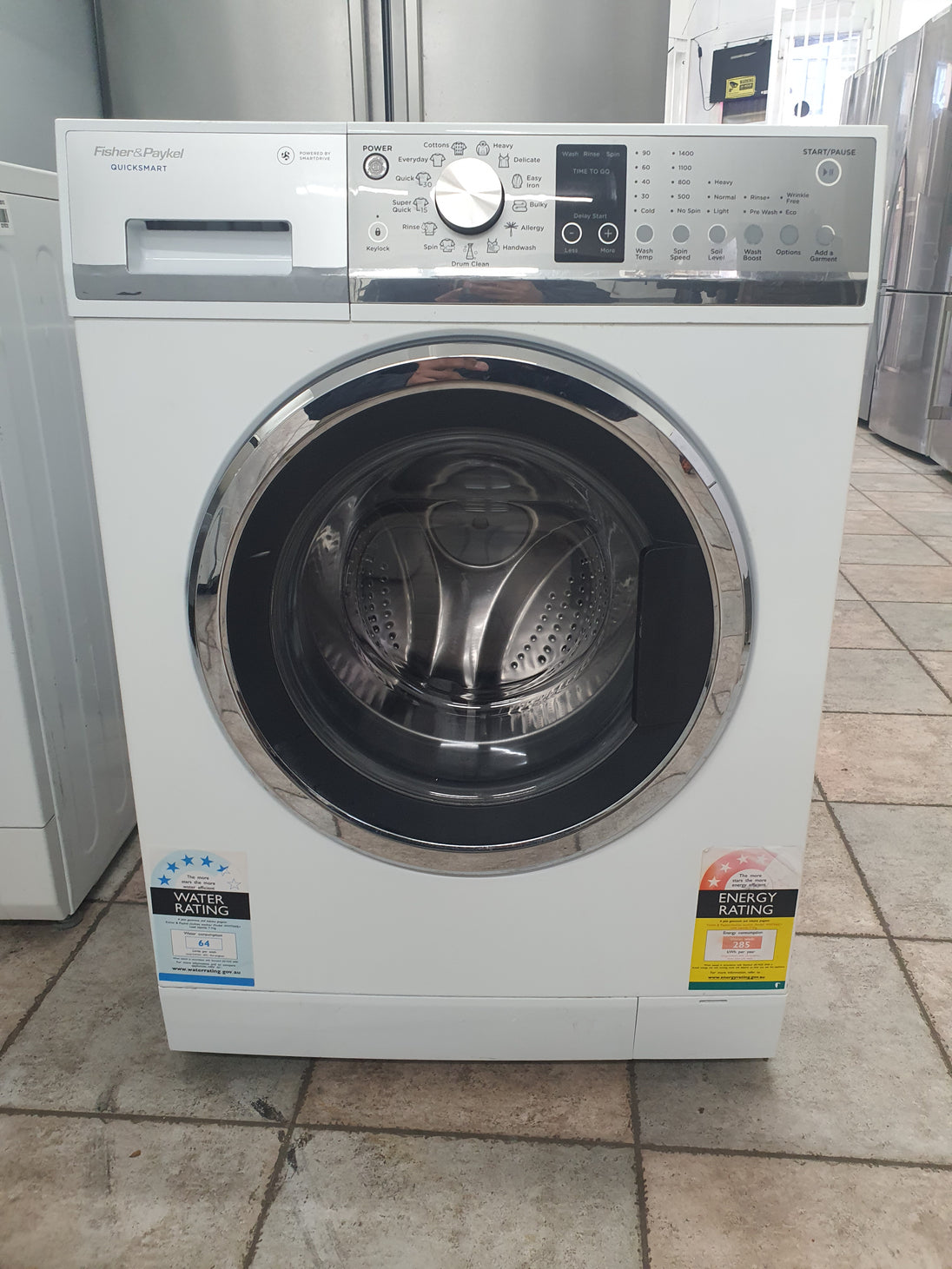 Fisher&Paykel 7.5 kg front loader washing Cheap World Online