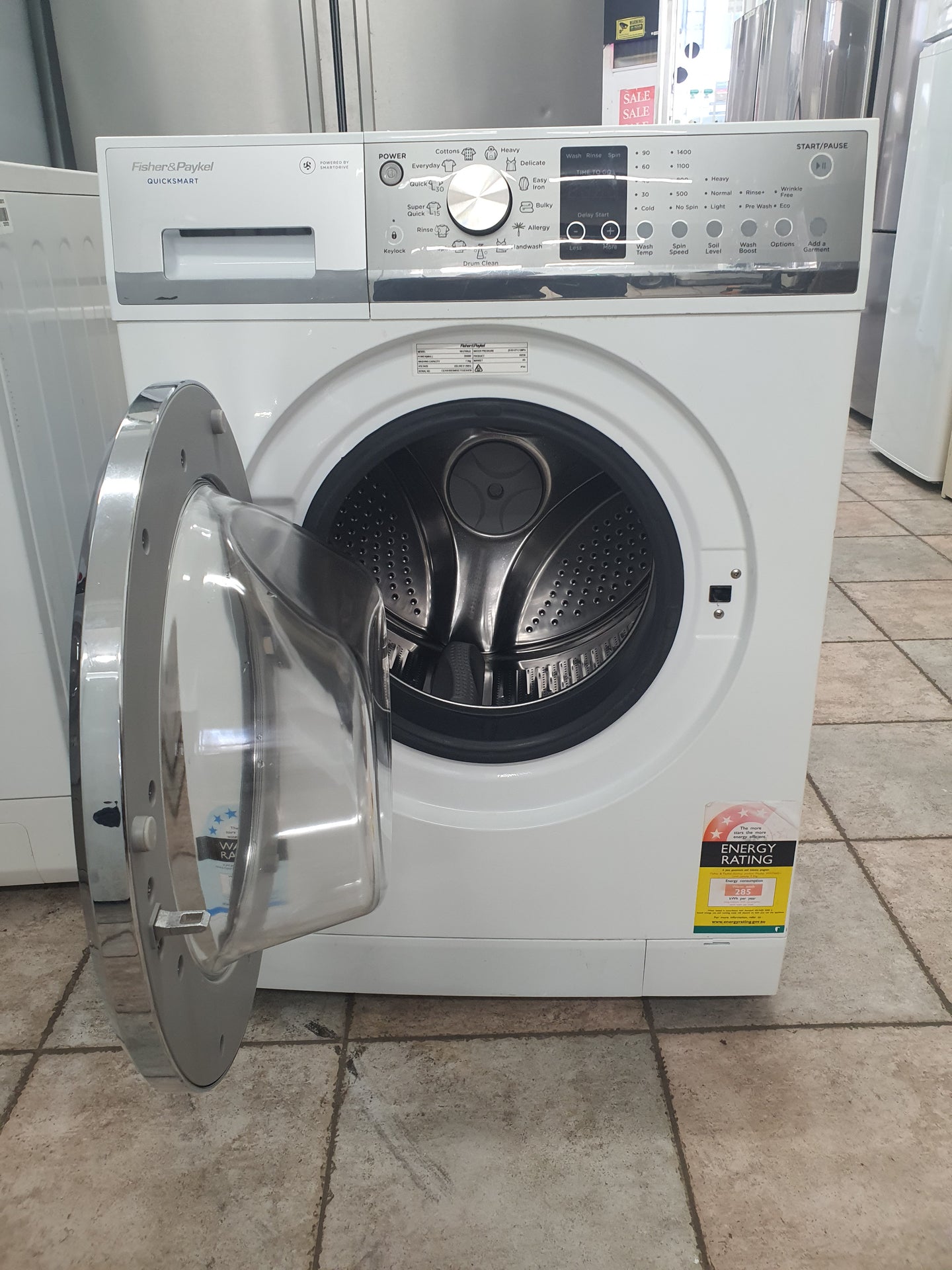 Fisher&Paykel 7.5 kg front loader washing Cheap World Online