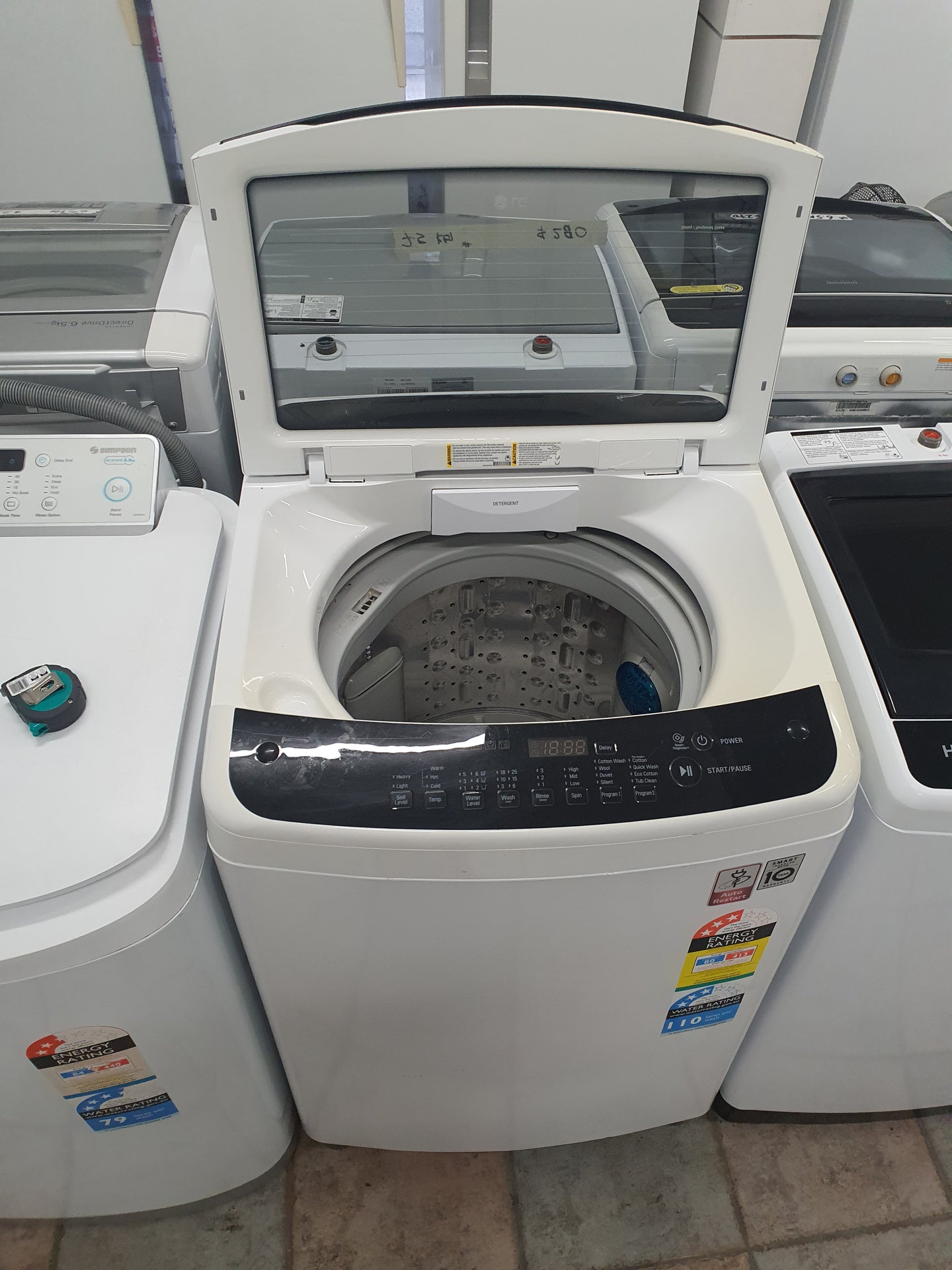 Lg 7.5 kg toploader washing machine Cheap World Online